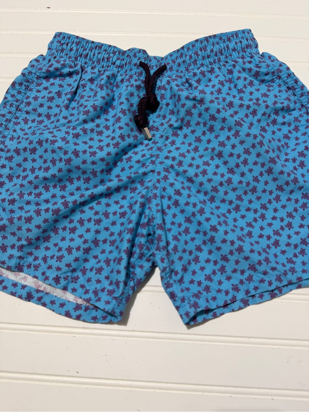 Vilebrequin Ronde des Tortues Turtle Print Swim Trunks Size M
